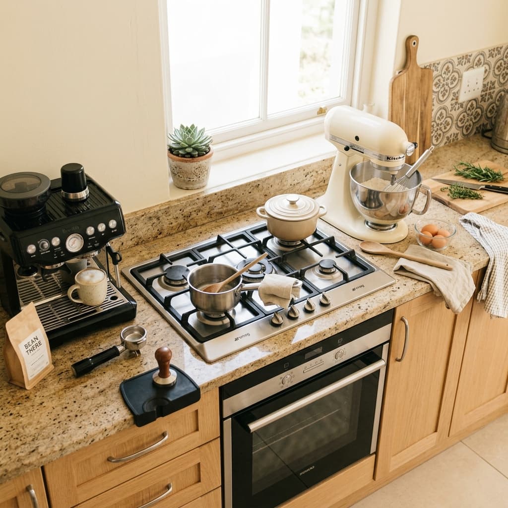 A warm South African kitchen